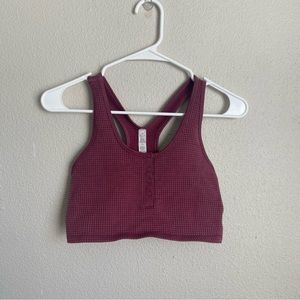 Aerie Burgundy Racerback Bra